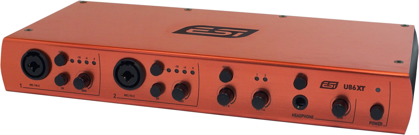 ESI U86 XT 8-In/6-Out 24-bit USB Audio Interface - ProSound and Stage Lighting