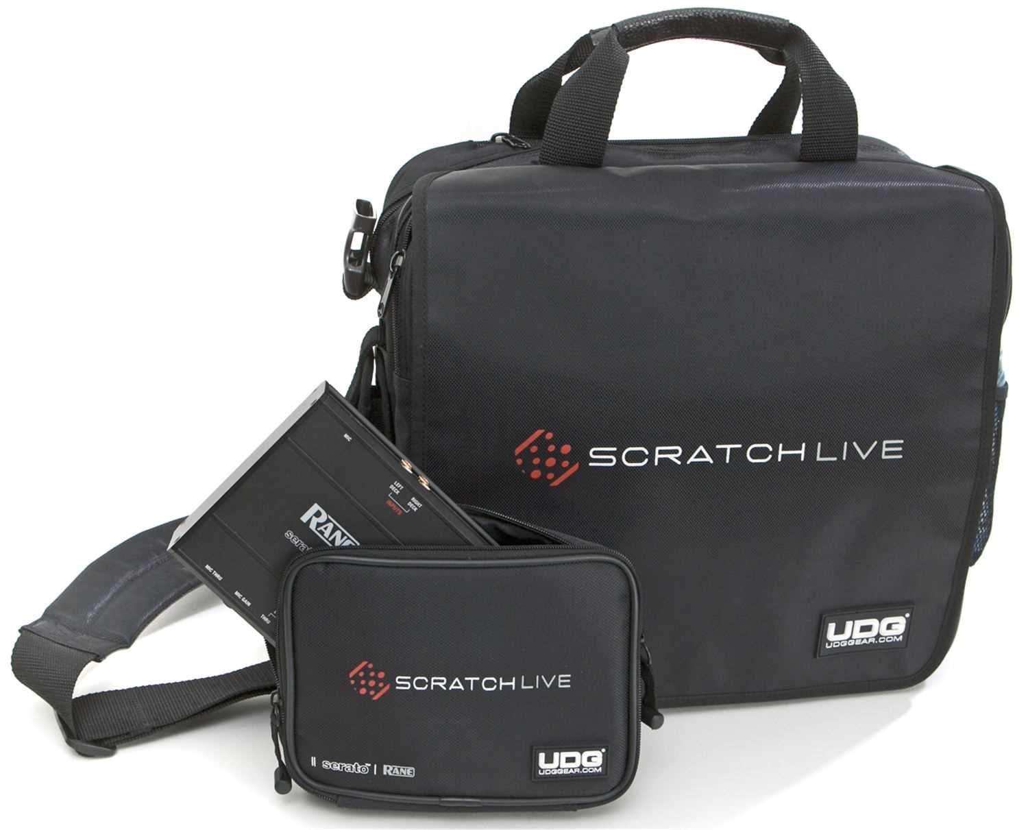 UDG U9470S Serato Courier Bag Deluxe - Black - PSSL ProSound and Stage Lighting