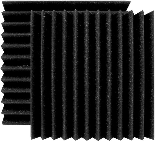 Ultimate Acoustics 12x12 Charcoal Wedge Panel 24-Pack - PSSL ProSound and Stage Lighting