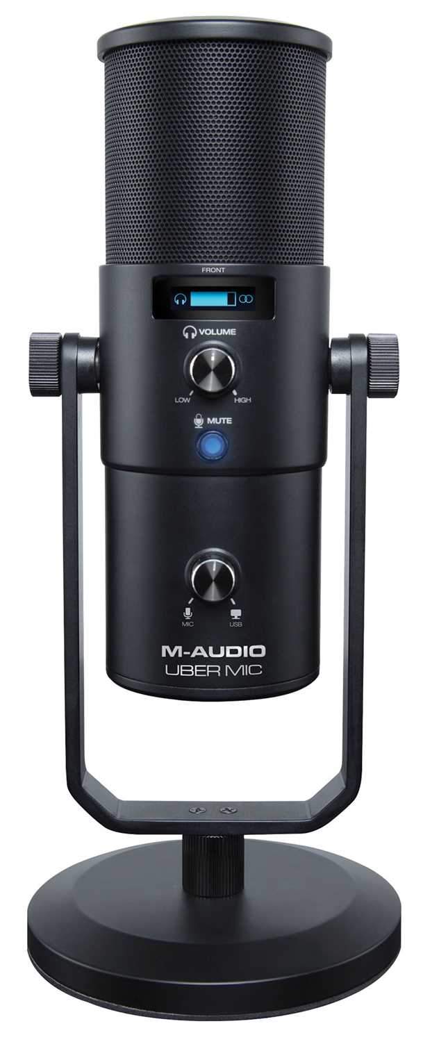 M-Audio Uber Mic USB Studio Condenser Microphone with Headphone Out - PSSL ProSound and Stage Lighting