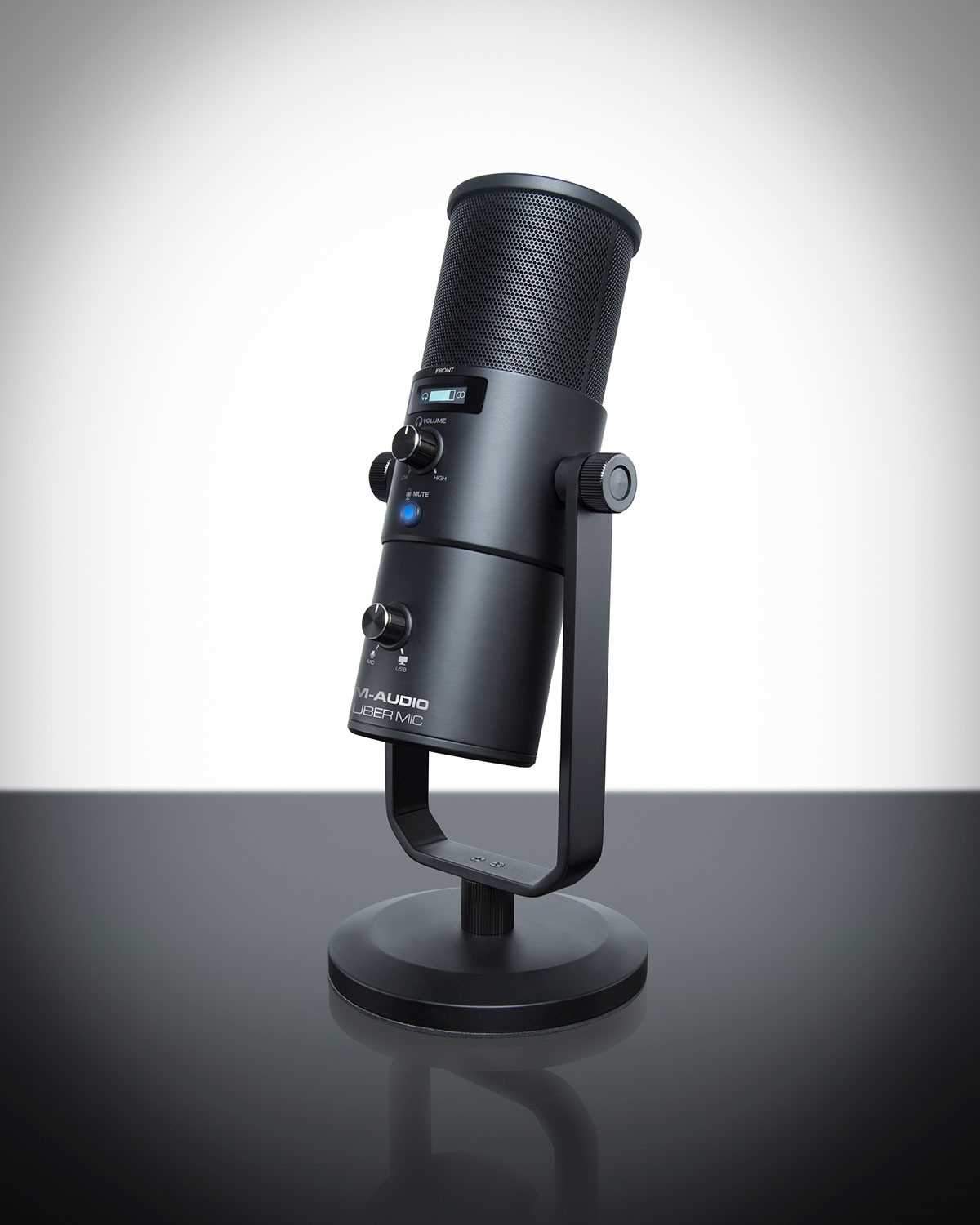 M-Audio Uber Mic USB Studio Condenser Microphone with Headphone Out - PSSL ProSound and Stage Lighting