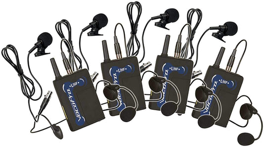 VocoPro UBP-9 Wireless Bodypacks for Headset or Lavalier Mic - PSSL ProSound and Stage Lighting