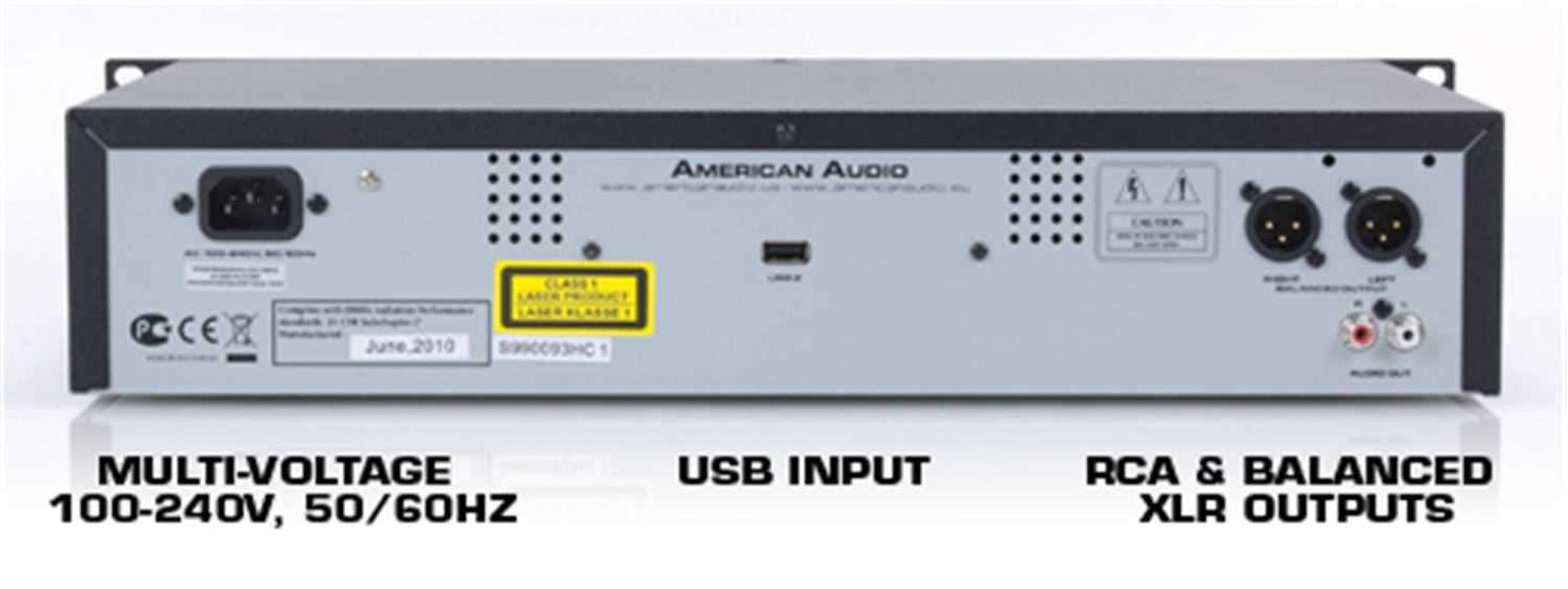American Audio UCD-100 Single CD/MP3 Player - PSSL ProSound and Stage Lighting