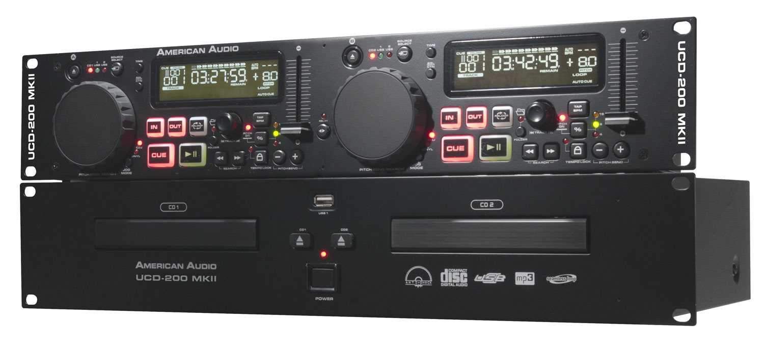 American Audio UCD-200 MKII Dual CD & MP3 Player - PSSL ProSound and Stage Lighting