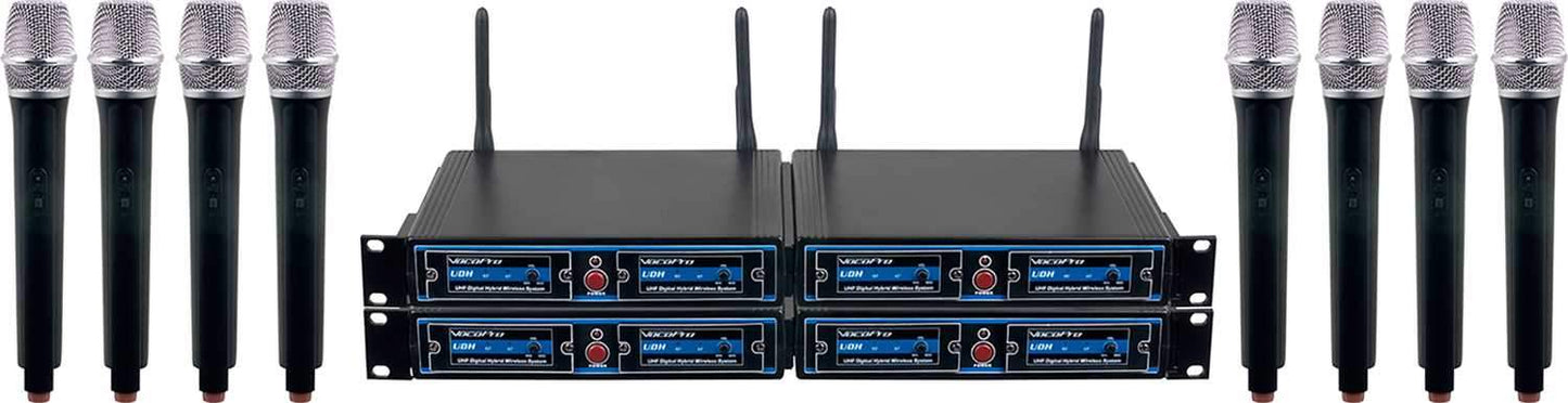 VocoPro UDH-CHOIR-8 UHF Handheld Wireless Mic Pack - PSSL ProSound and Stage Lighting