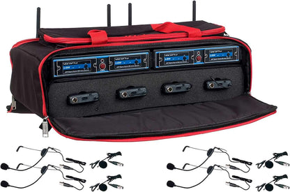 VocoPro UDH-PLAY-4-MIB 4 Channel Wireless Headset/Lavalier Mic System - PSSL ProSound and Stage Lighting