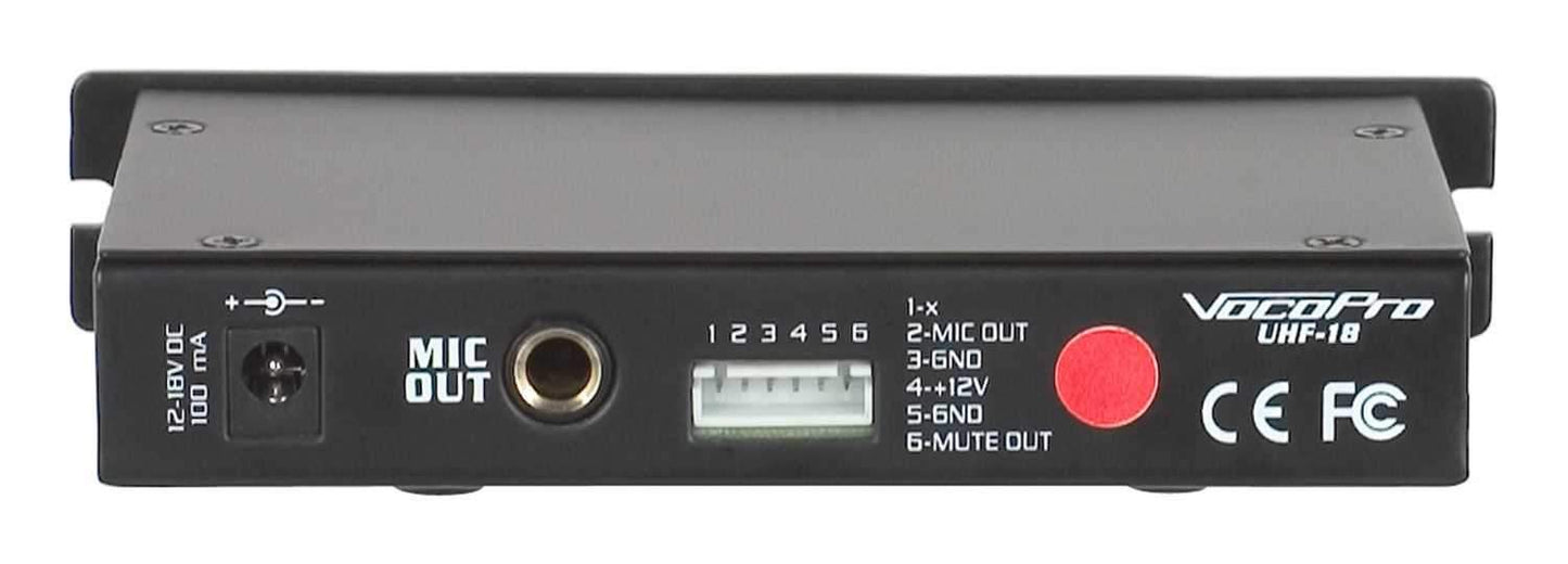 VocoPro UHF-18 Single Channel Wireless Mic System - PSSL ProSound and Stage Lighting