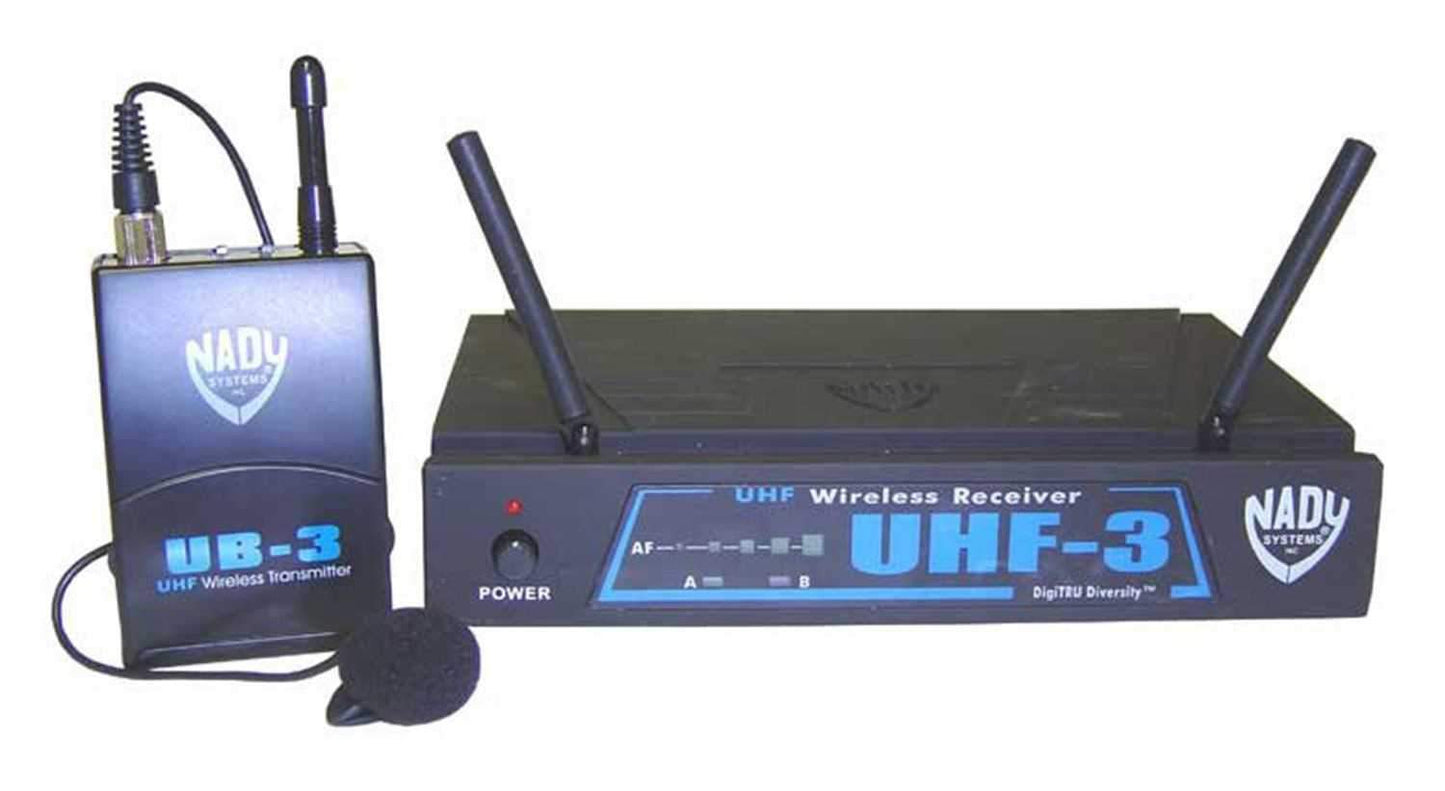 Nady UHF3LTO Presenters Lavalier Wireless Mic - PSSL ProSound and Stage Lighting