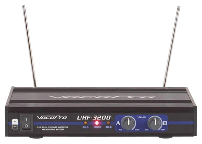VocoPro UHF-3200 UHF Dual Handheld Wireless Mic - PSSL ProSound and Stage Lighting