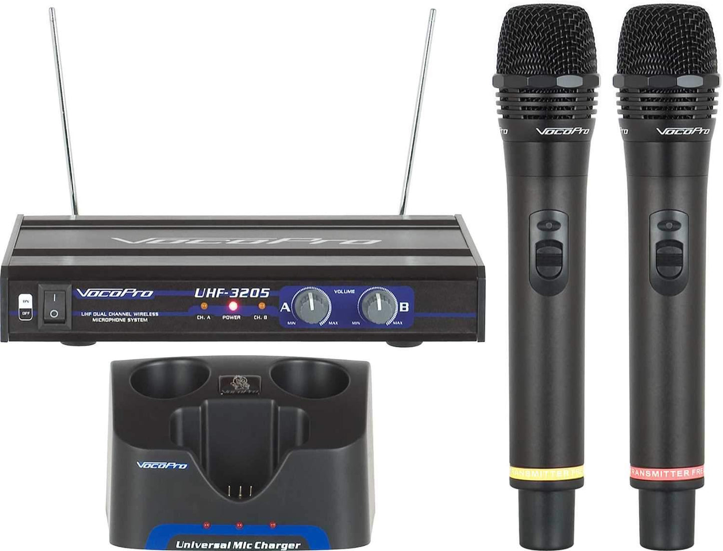 VocoPro UHF-3205-10 UHF Wireless Microphone System - PSSL ProSound and Stage Lighting