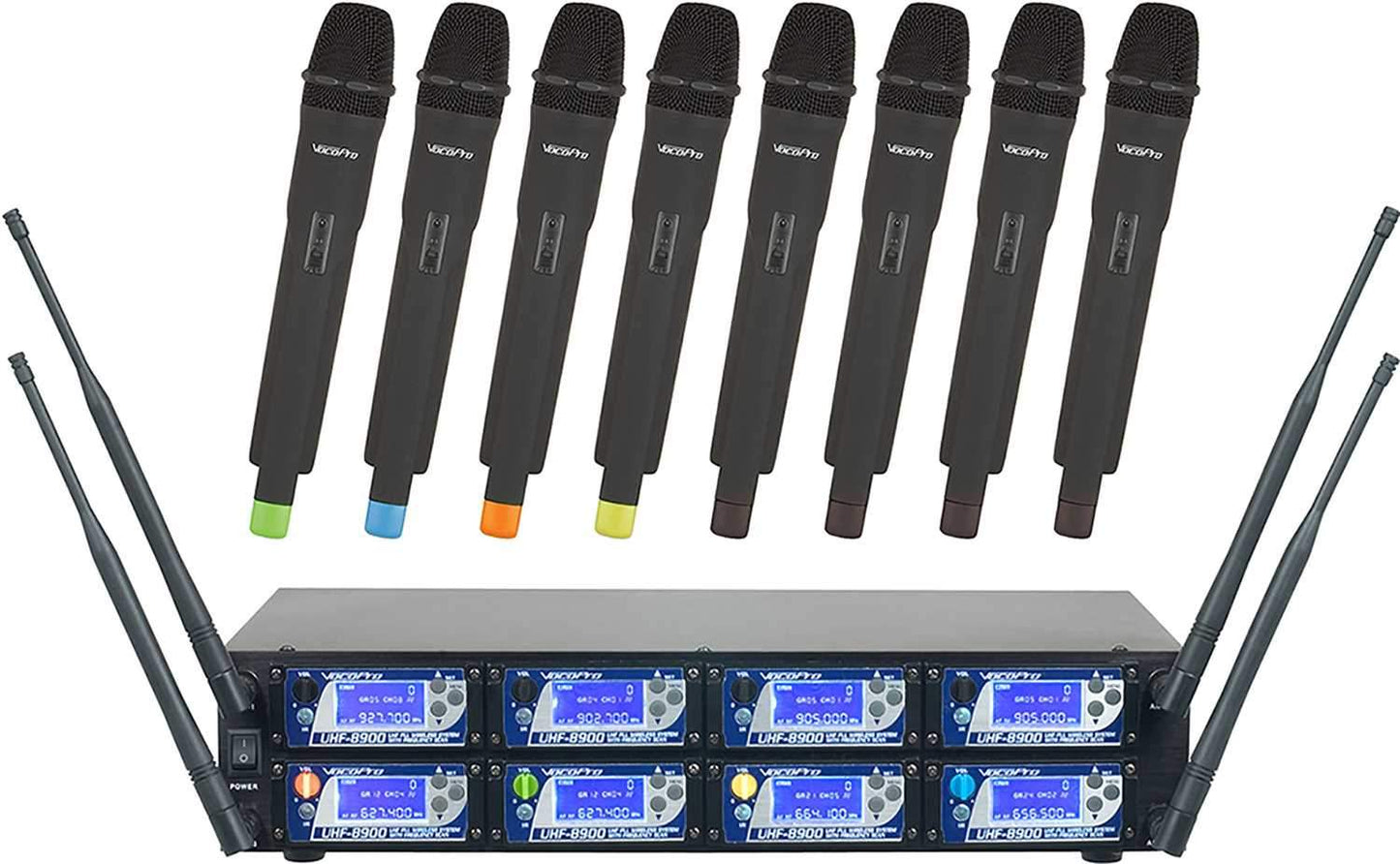VocoPro UHF-8900 8-Channel Wireless Mic System - PSSL ProSound and Stage Lighting