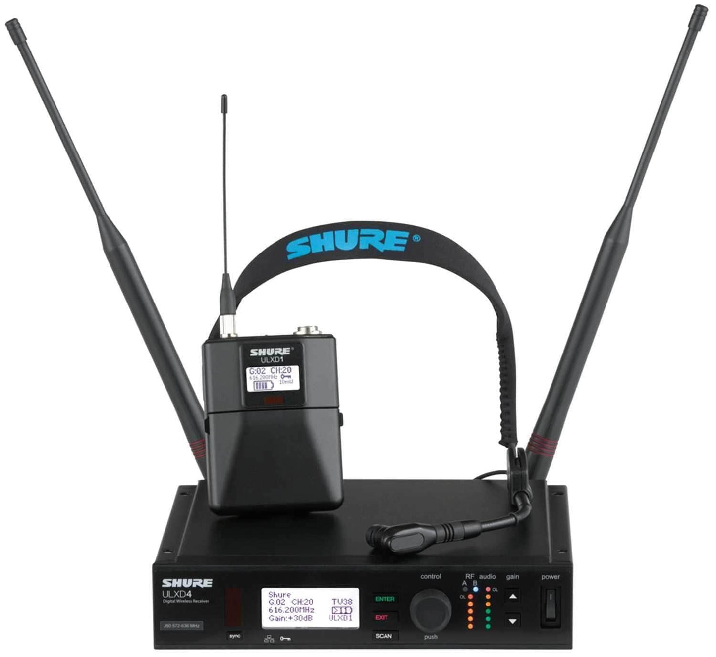 Shure ULXD1430 Digital Wireless Headset System - PSSL ProSound and Stage Lighting