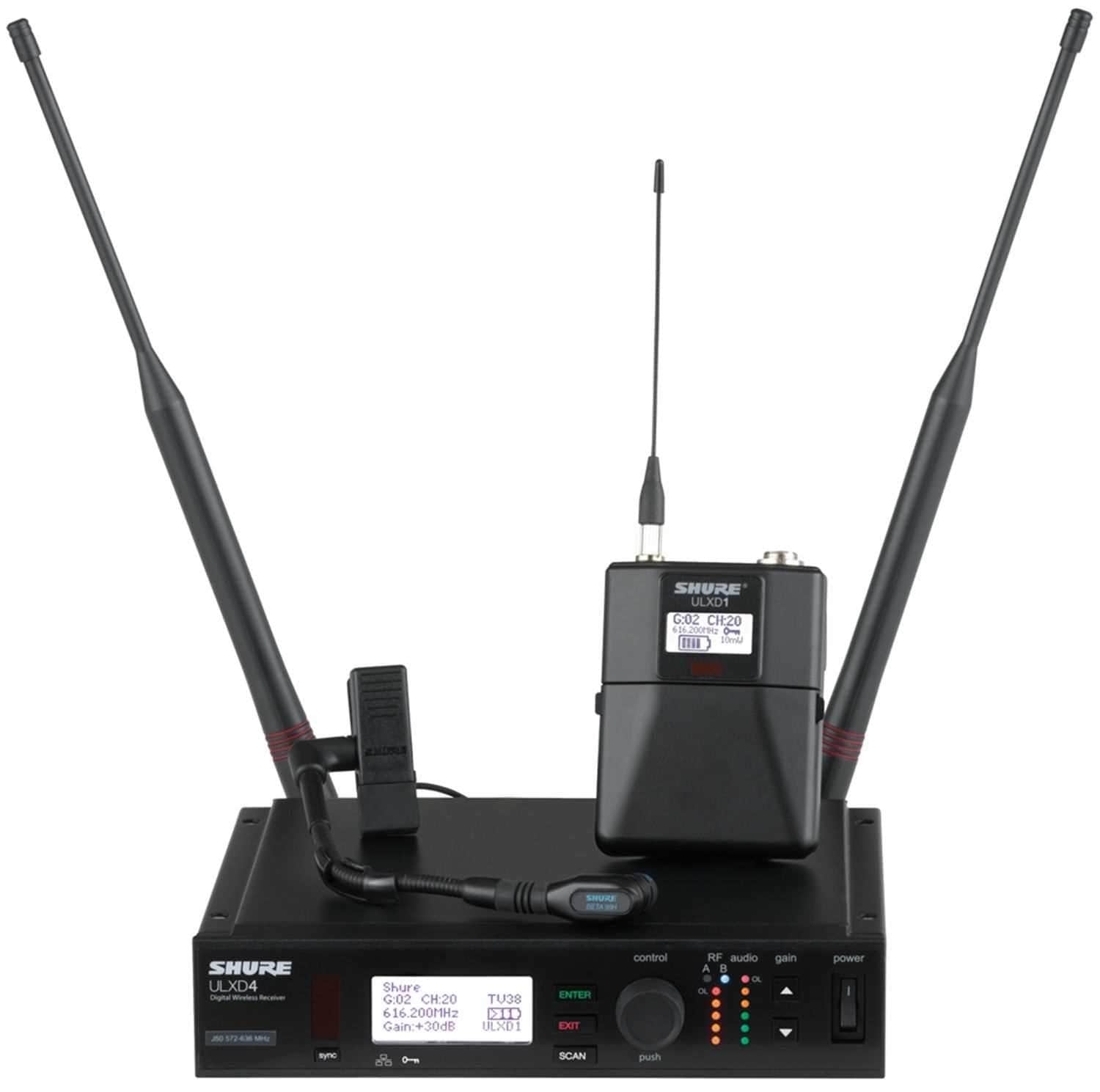 Shure ULXD1498H Digital Wireless Instrument System - PSSL ProSound and Stage Lighting
