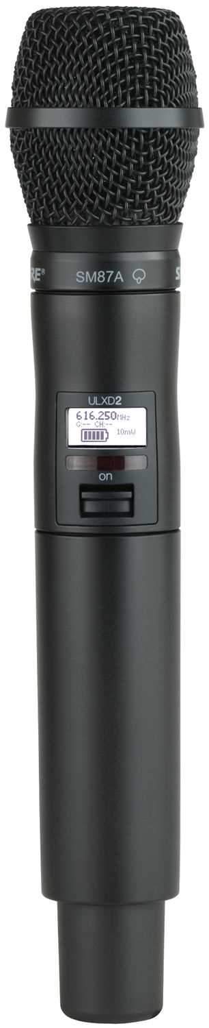 Shure ULXD2SM87 Handheld Transmitter with SM87 - PSSL ProSound and Stage Lighting