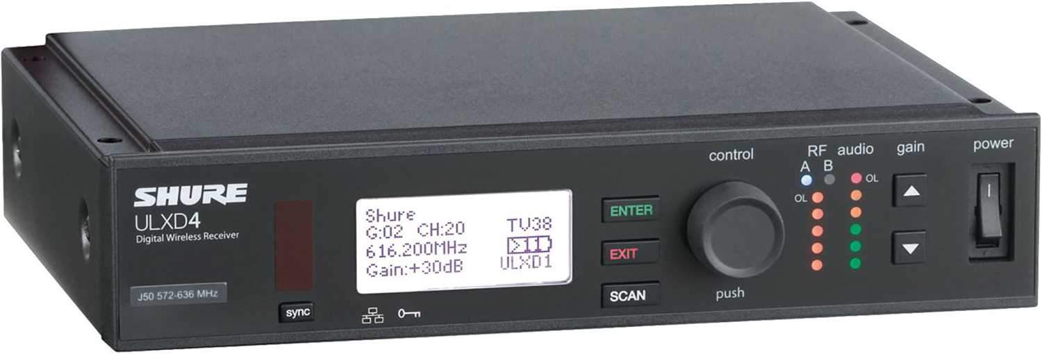 Shure ULXD24-Beta58 Wireless Handheld System - PSSL ProSound and Stage Lighting