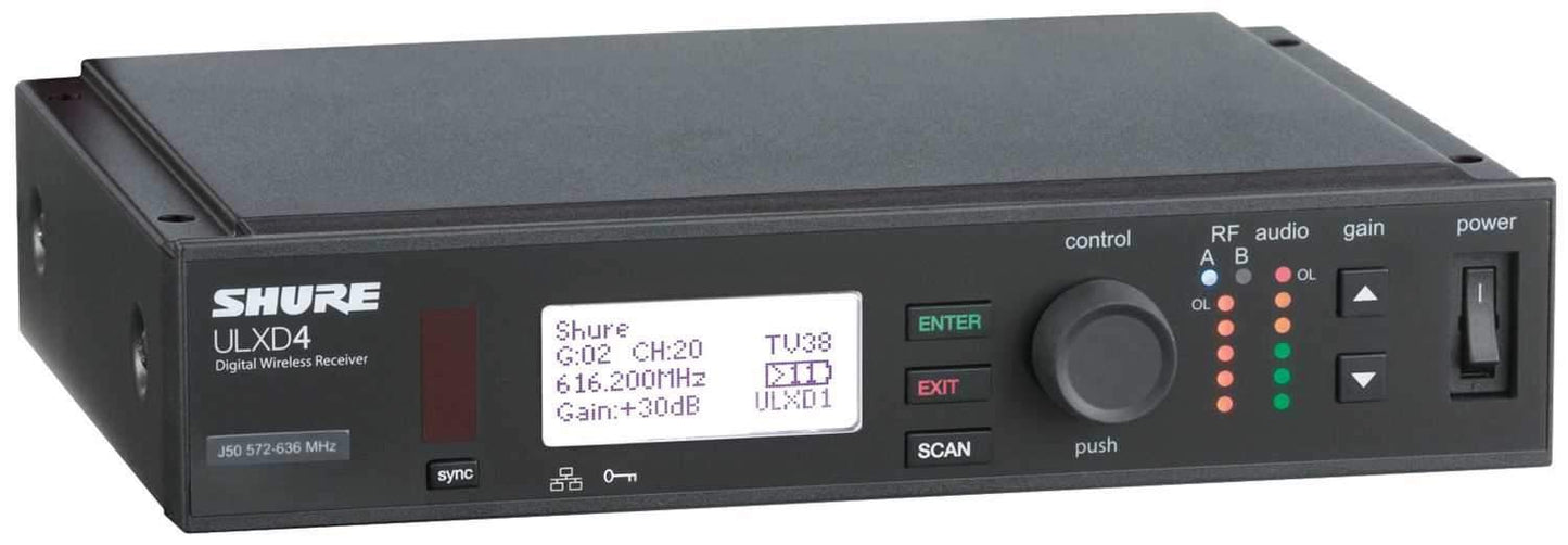 Shure ULXD4 Single Digital Wireless Receiver - PSSL ProSound and Stage Lighting