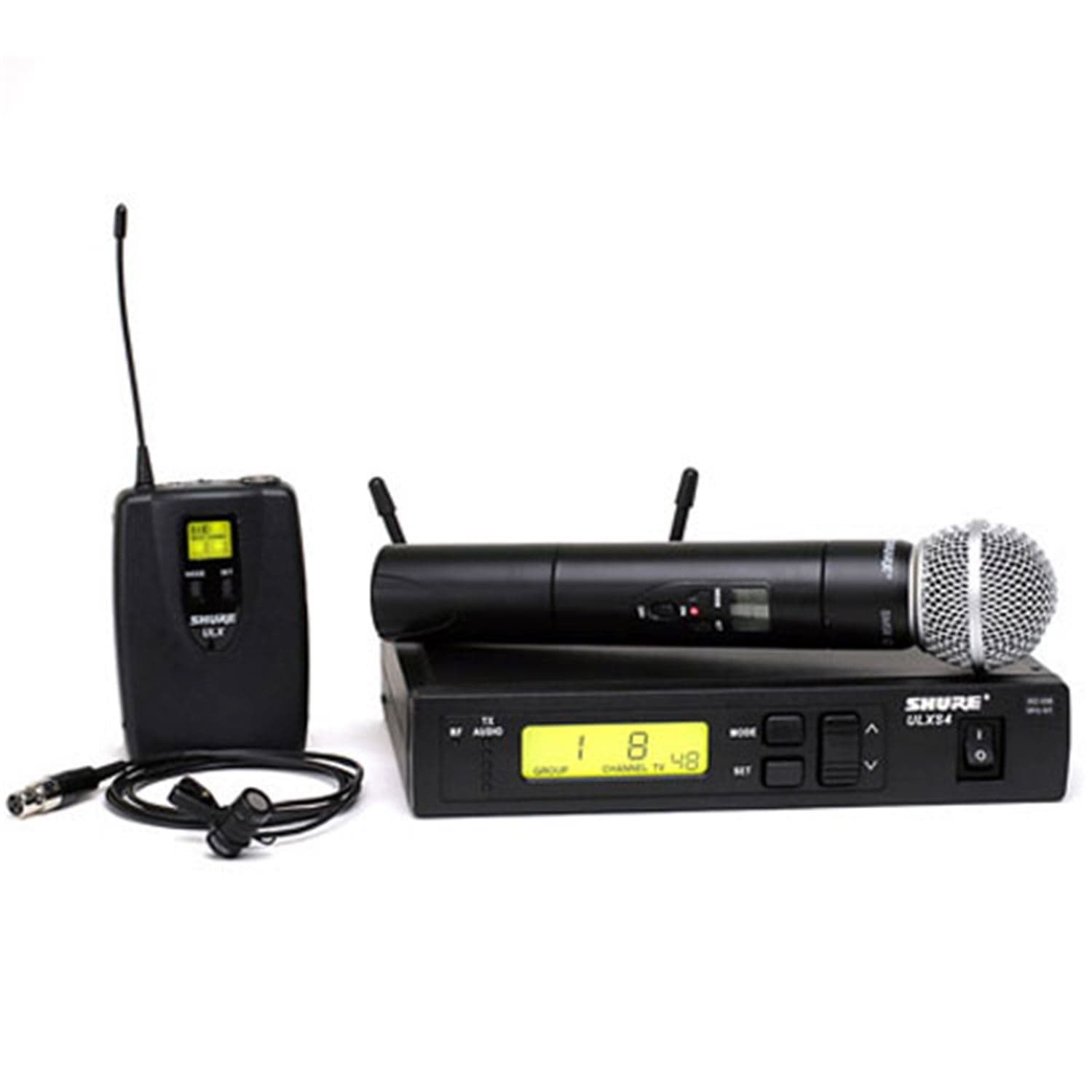 Shure ULXS12485 UHF Handheld/Lavalier Wireless Mic - PSSL ProSound and Stage Lighting