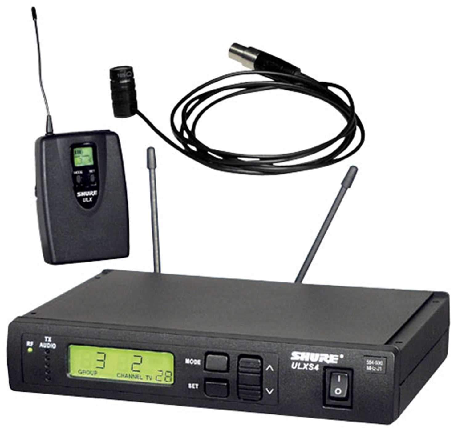 Shure ULXS1485 UHF Lavalier Wireless Mic with Wl185 - PSSL ProSound and Stage Lighting