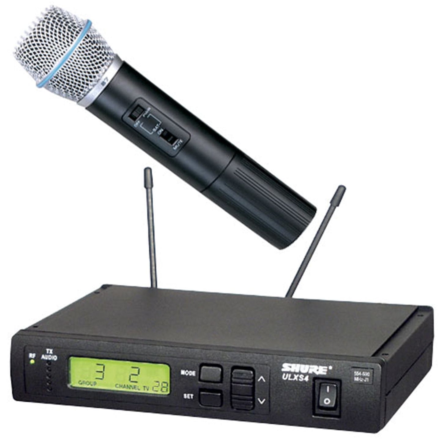 Shure ULXS24BETA87A UHF Hnd Wireless Mic with Beta87A - PSSL ProSound and Stage Lighting