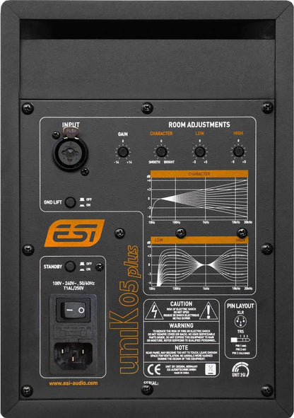 ESI uniK 05-Plus 5-Inch Active Studio Reference Monitor - PSSL ProSound and Stage Lighting