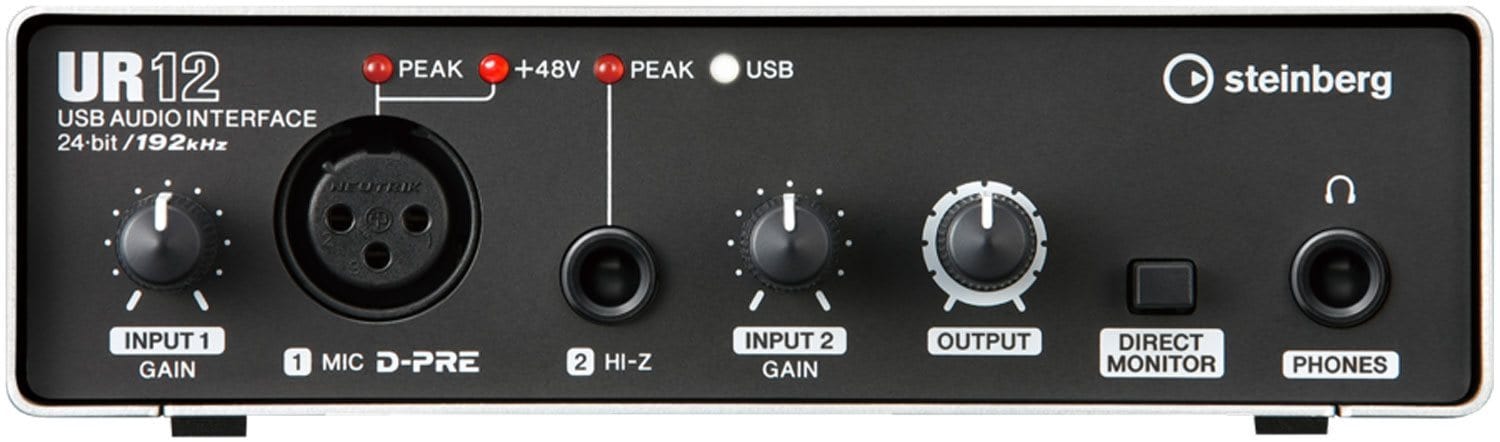 Steinberg UR12 USB Audio Interface - PSSL ProSound and Stage Lighting