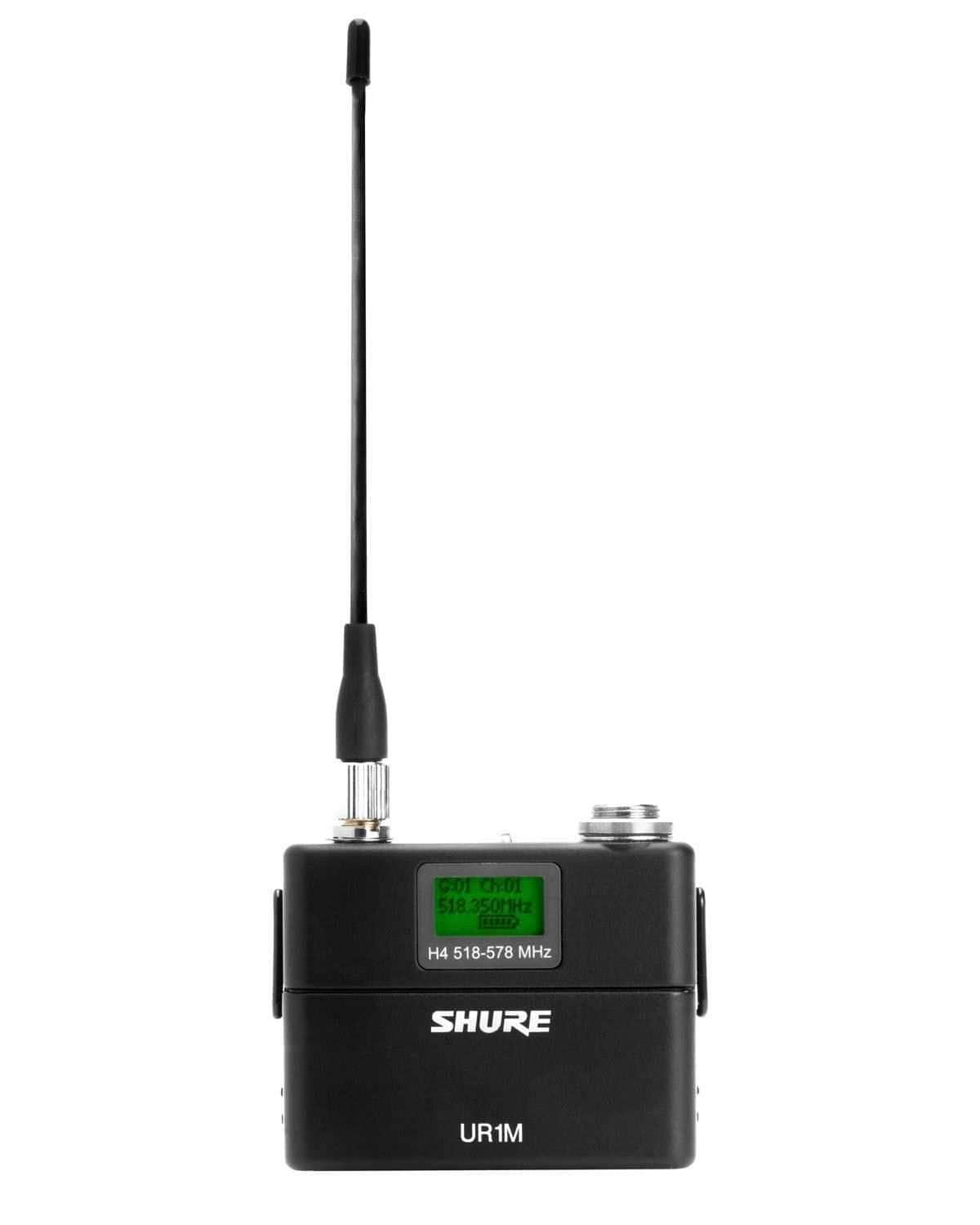 Shure UR1M Micro Bodypack Transmitter with Ta4f Cnctr - PSSL ProSound and Stage Lighting