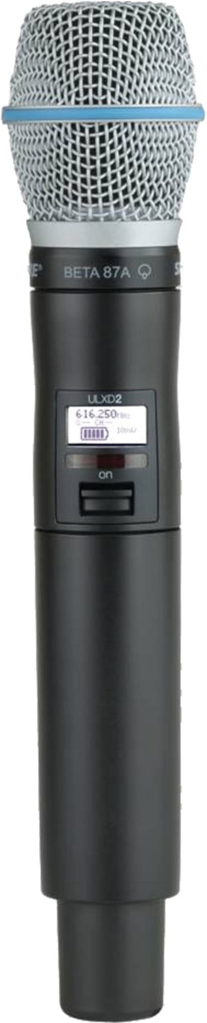 Shure UR2/BETA87A Handheld Transmitter with Beta87A - PSSL ProSound and Stage Lighting