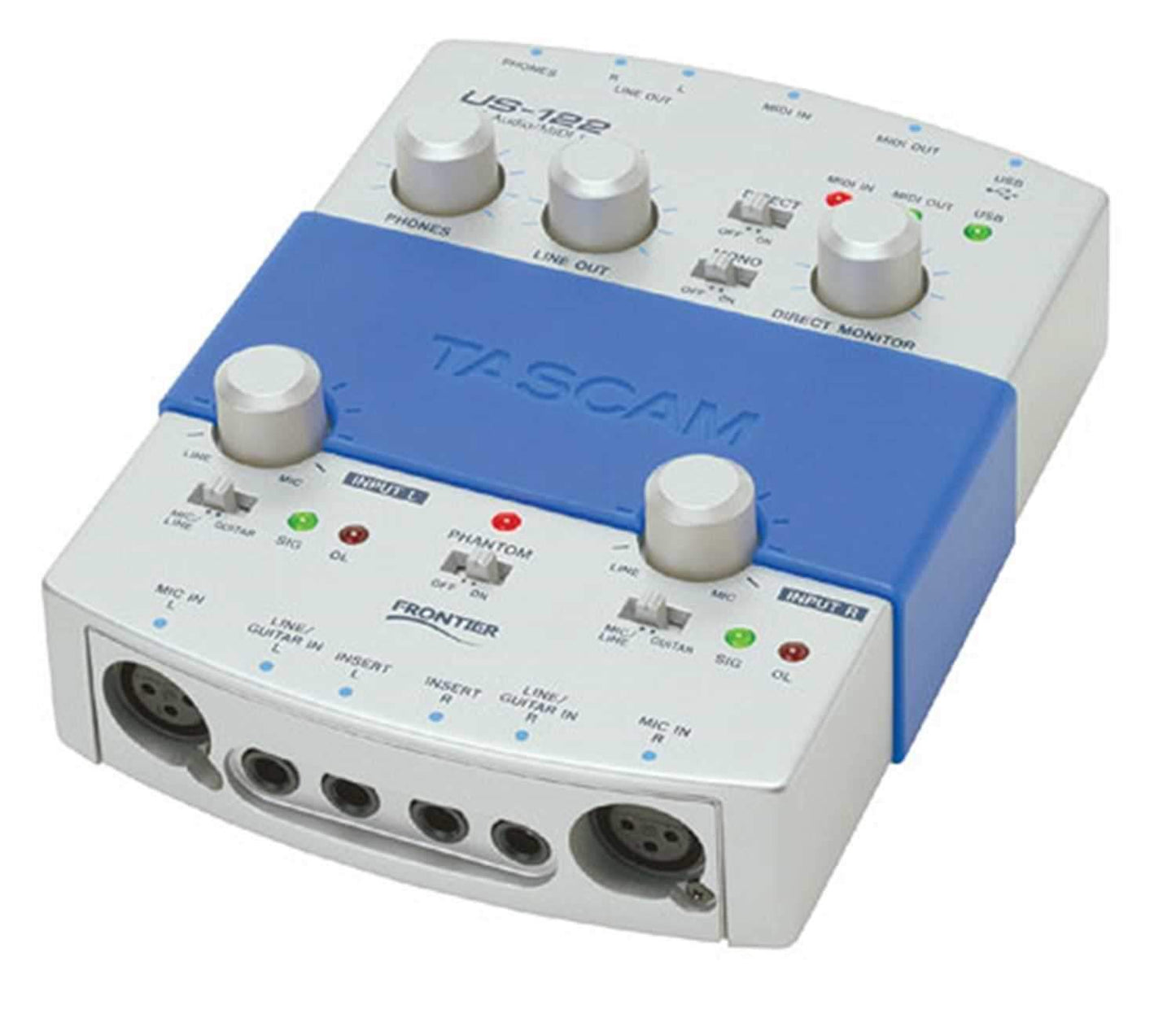 Tascam US122 USB Audio Interface - PSSL ProSound and Stage Lighting