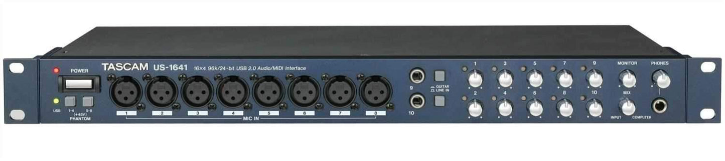 Tascam US-1641 16 Ch USB 2.0 Audio Interface - PSSL ProSound and Stage Lighting
