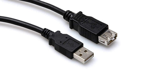 Hosa USB-210AF High Speed USB Extension Cable 10 Ft - PSSL ProSound and Stage Lighting