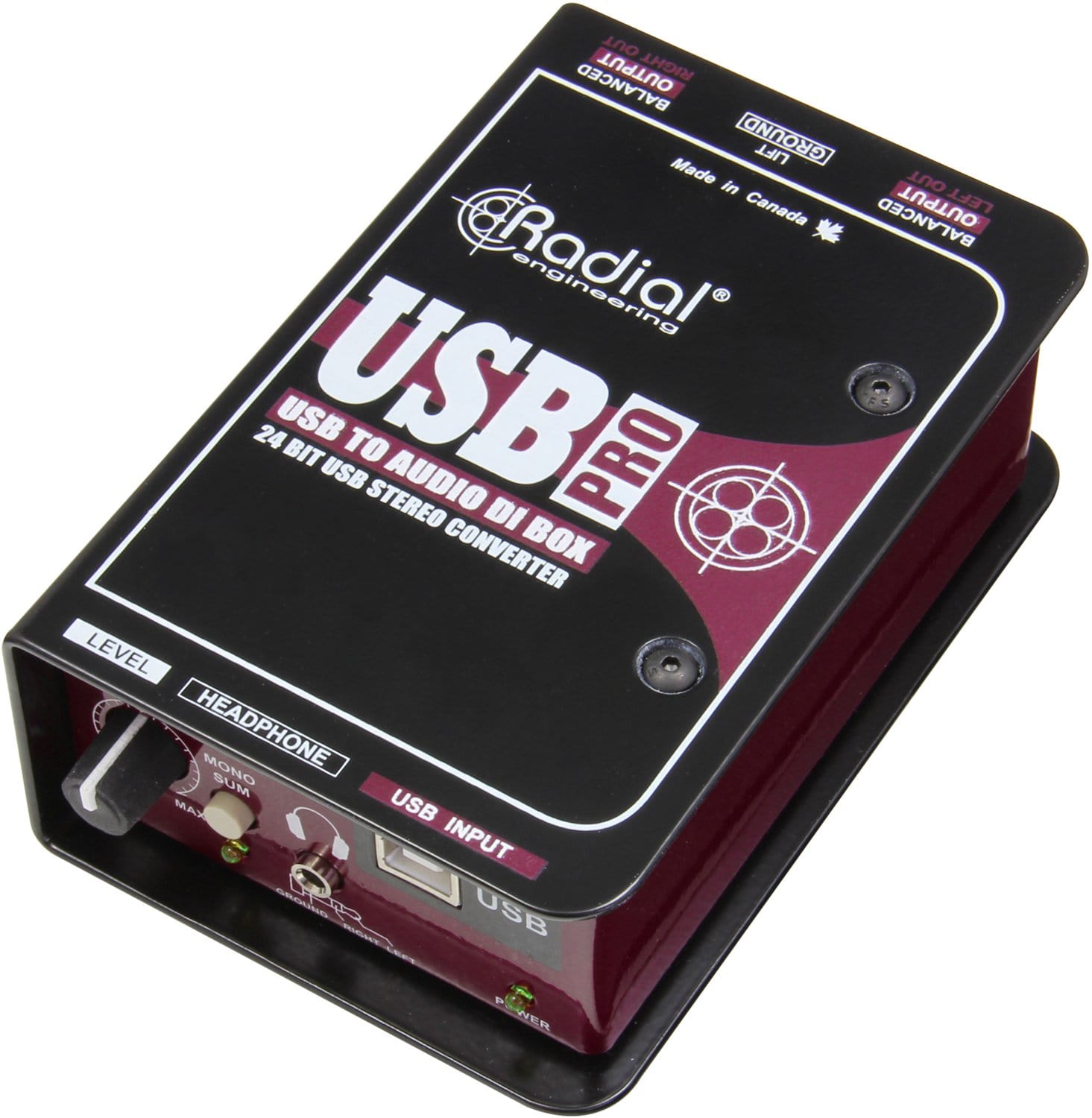 Radial Engineering USBPRO Digital Input Direct Box - ProSound and Stage Lighting