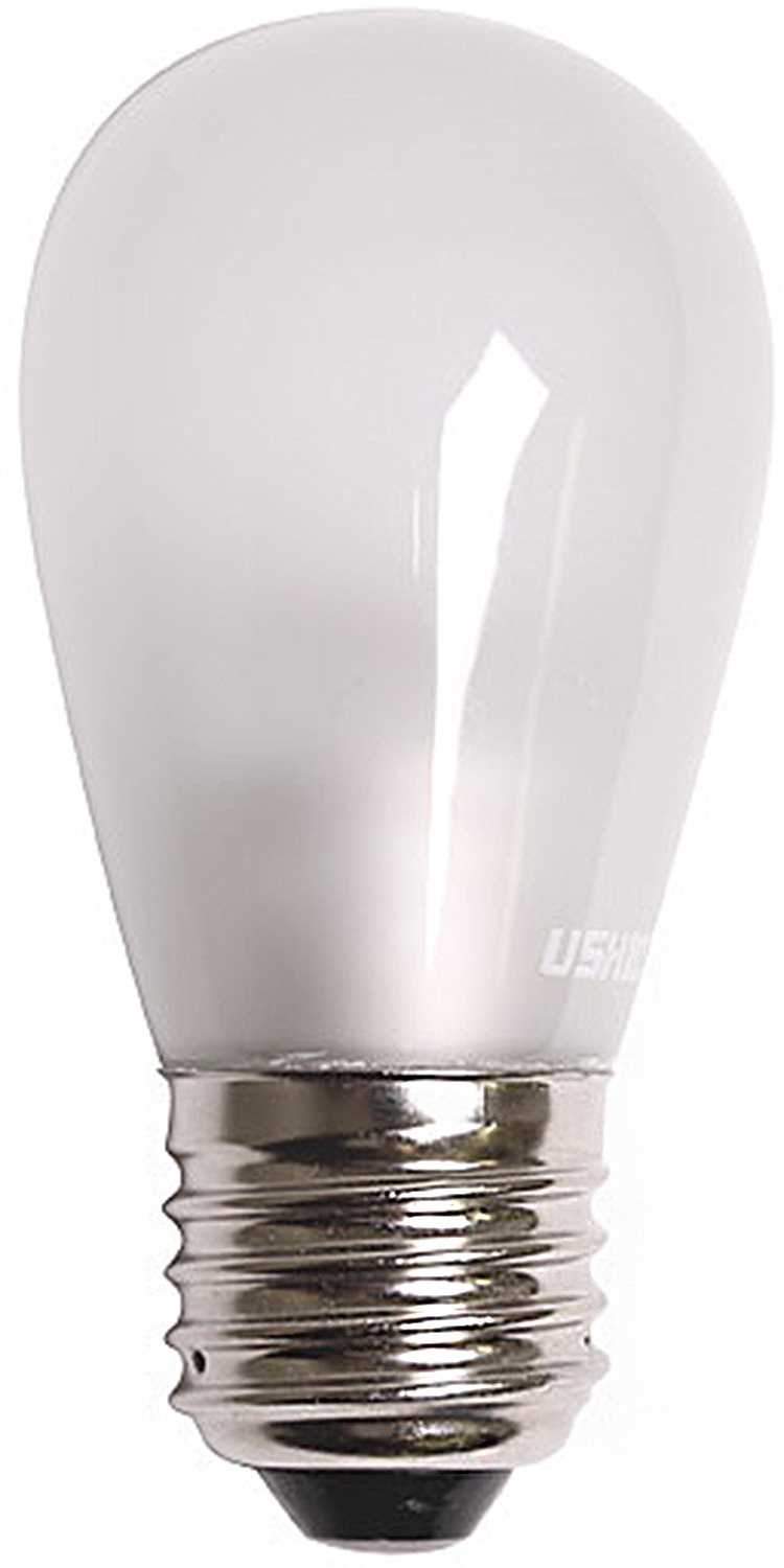 Ushio UTOPIA LED S14 FROST WW27 2W Lamp - PSSL ProSound and Stage Lighting