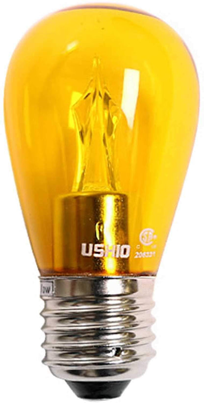 Ushio UTOPIA LED S14 YELLOW 2W Lamp - PSSL ProSound and Stage Lighting
