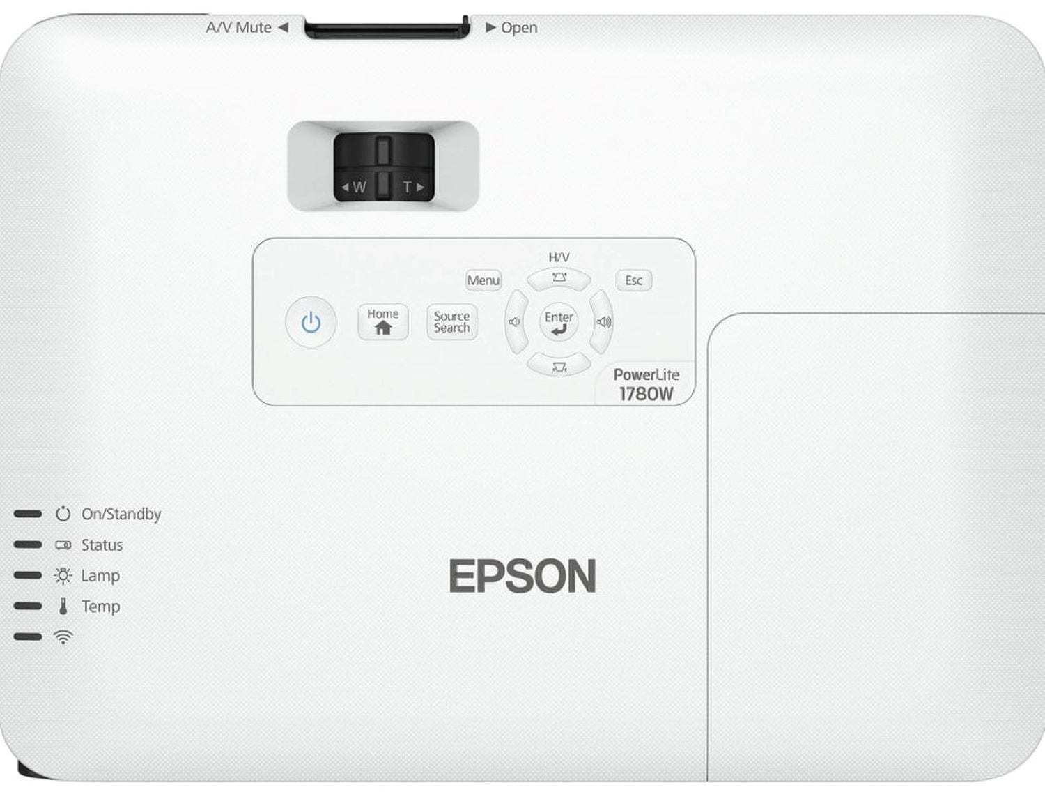 EPSON PowerLite 1780W Projector, WXGA, 3000 Lumens - PSSL ProSound and Stage Lighting
