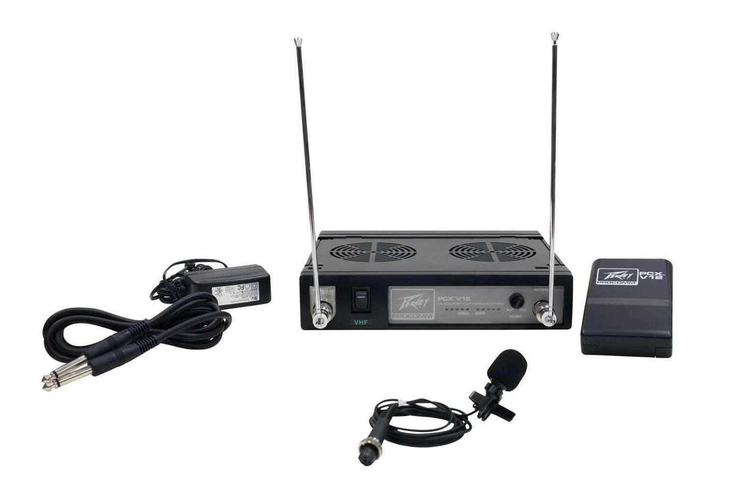 Peavey V12 Vhf Wireless Lavalier Microphone System - PSSL ProSound and Stage Lighting