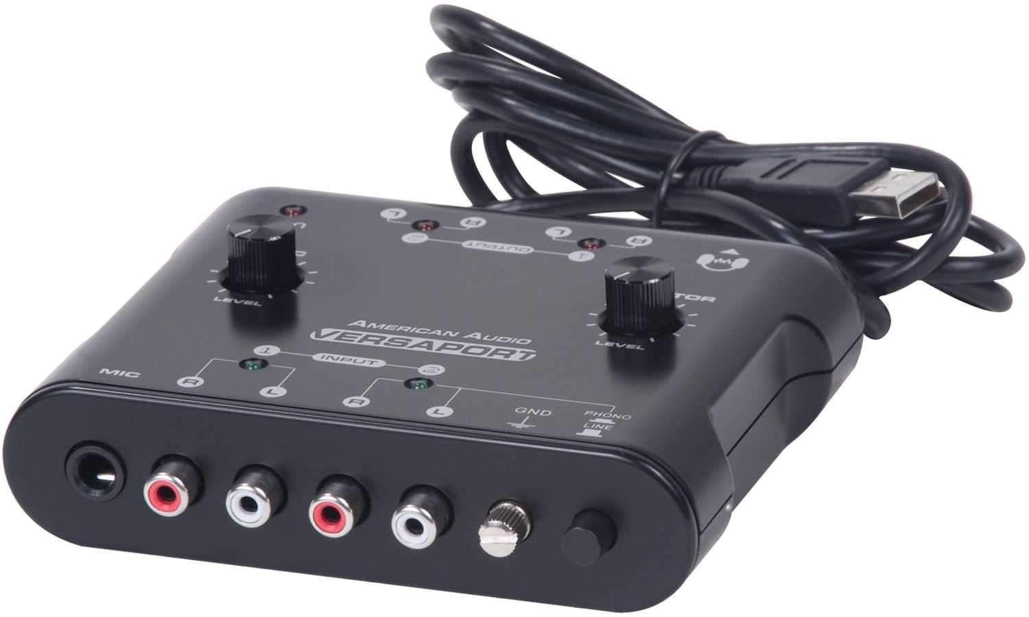 American DJ Versa Port 4x4 USB Audio Interface - PSSL ProSound and Stage Lighting