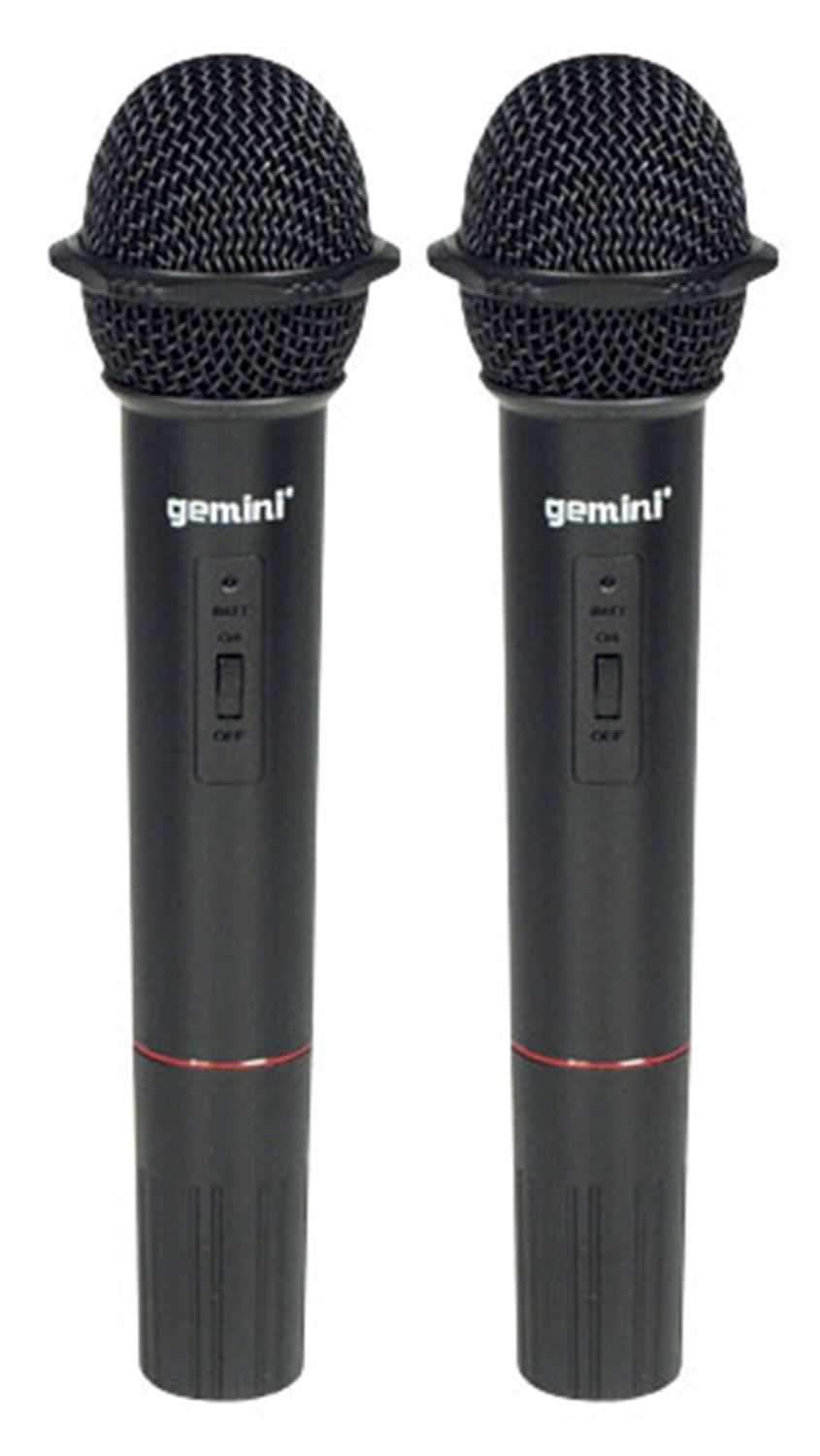 Gemini Dual Handheld Wireless Microphone System - PSSL ProSound and Stage Lighting
