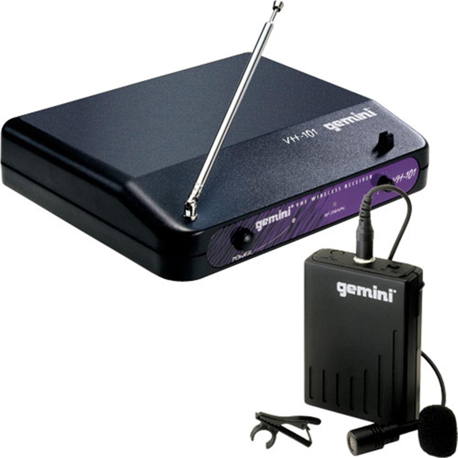 Gemini VHF Lavalier Wireless Microphone - PSSL ProSound and Stage Lighting