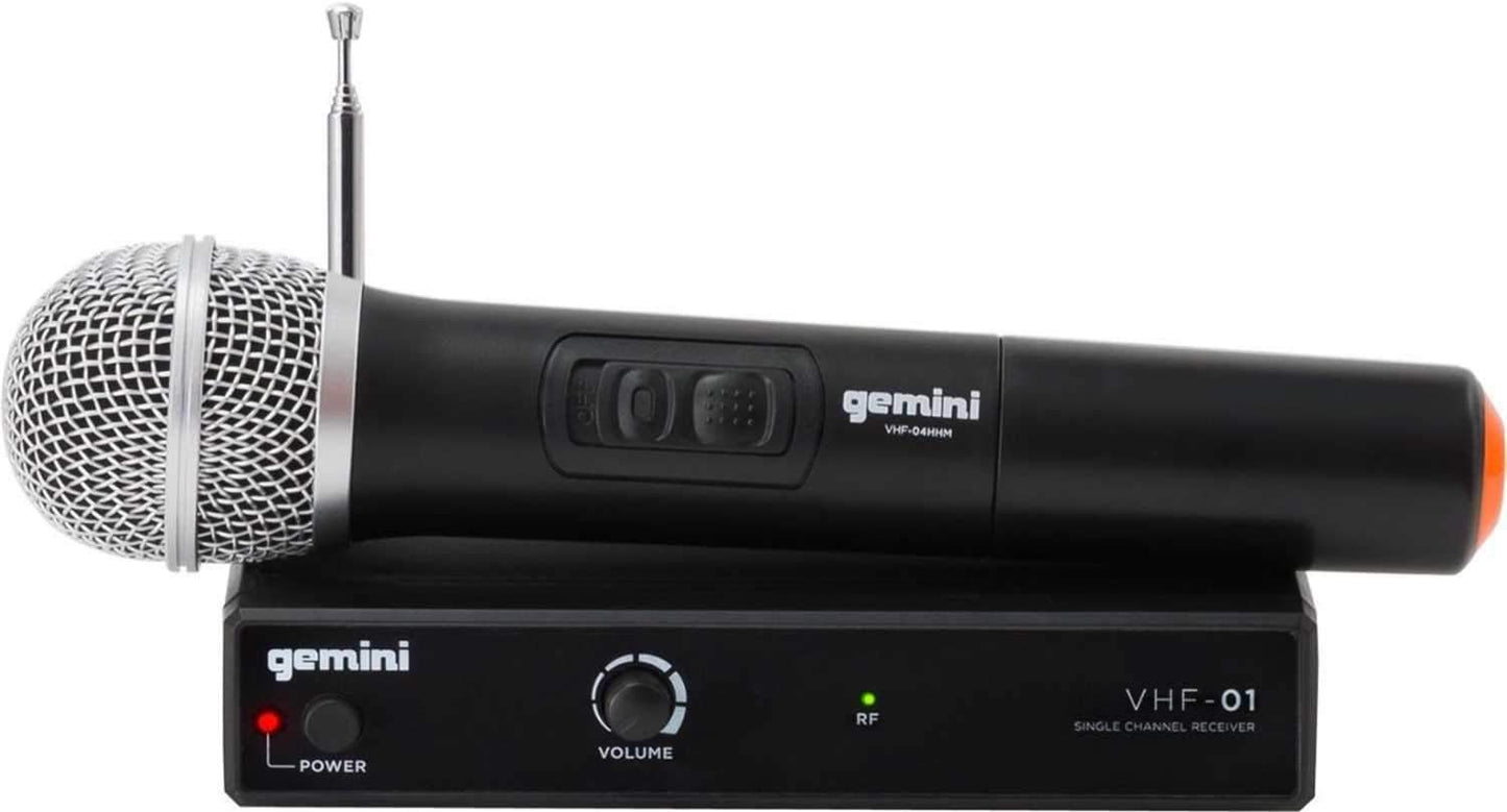 Gemini VHF-01M VHF Handheld Wireless Mic System - PSSL ProSound and Stage Lighting