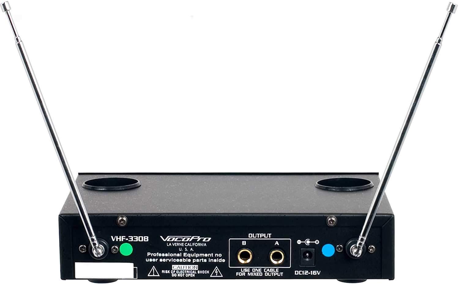 VocoPro VHF-3308 4 Channel VHF Wireless Mic System - PSSL ProSound and Stage Lighting