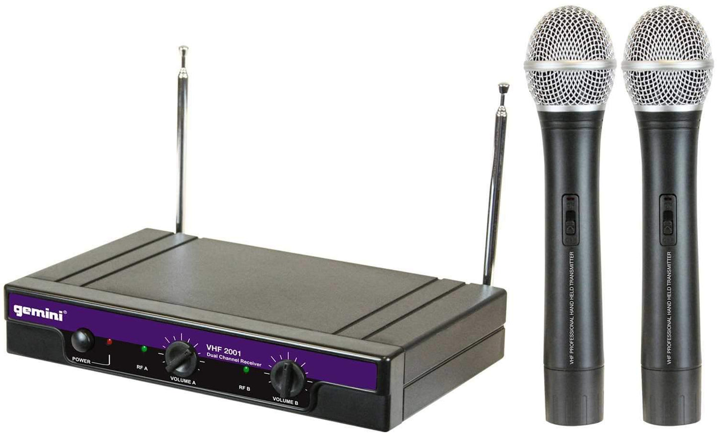 Gemini VHF2001M VHF Wireless Handheld Microphone - PSSL ProSound and Stage Lighting