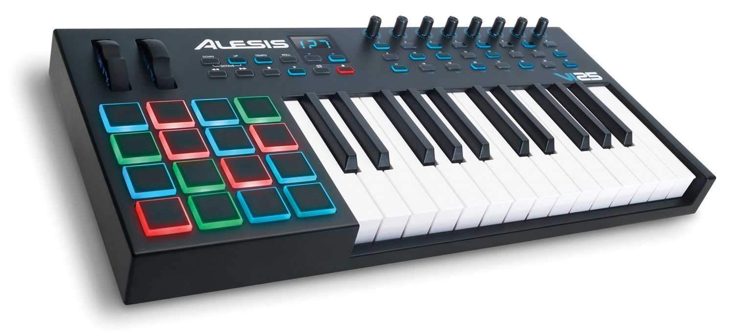 Alesis VI25 USB MIDI Keyboard & Pad Controller - PSSL ProSound and Stage Lighting
