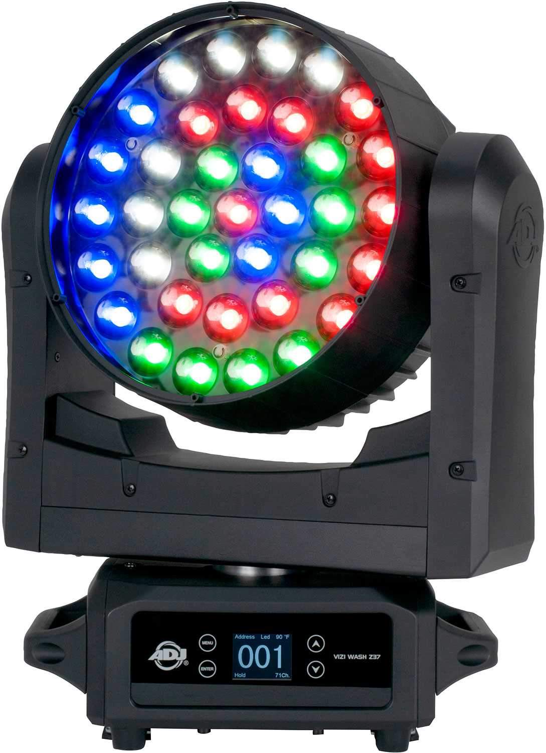 ADJ American DJ Vizi Wash Z37 RGBW LED Moving Head with Zoom - PSSL ProSound and Stage Lighting