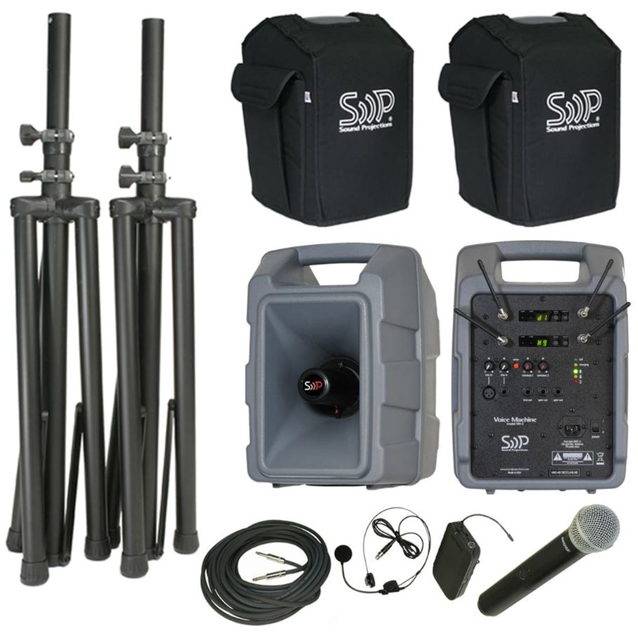 Sound Projections VM-2 UHF Wireless Combo System - PSSL ProSound and Stage Lighting