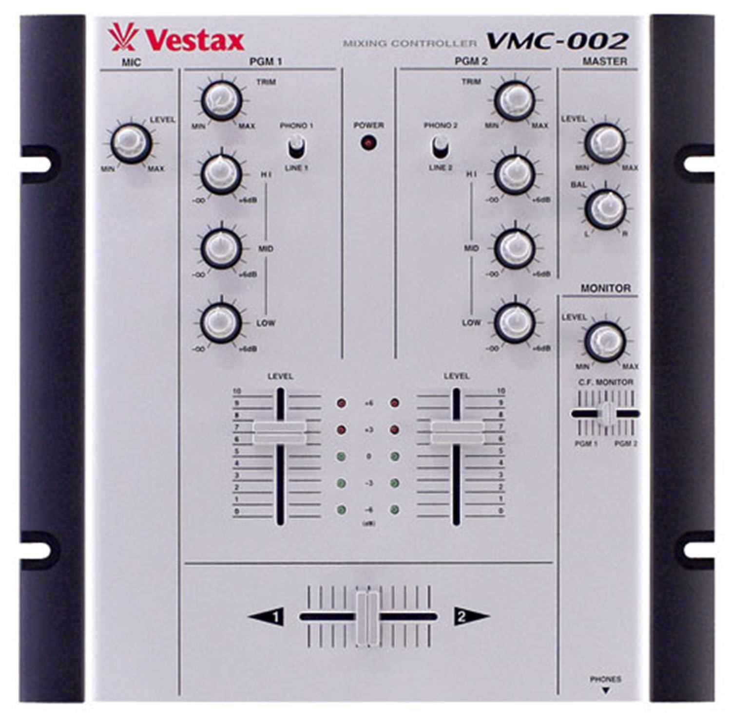 Vestax VMC002 Two Channel DJ Mixer with Xlr Outs - PSSL ProSound and Stage Lighting