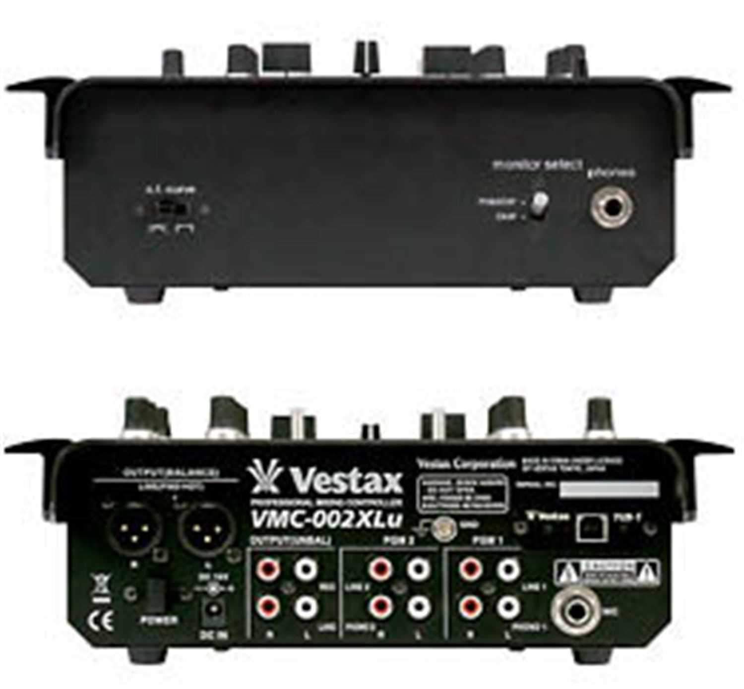 Vestax VMC-002XL-USB-BLK 2-Channel USB Mixer/Black | PSSL ProSound 