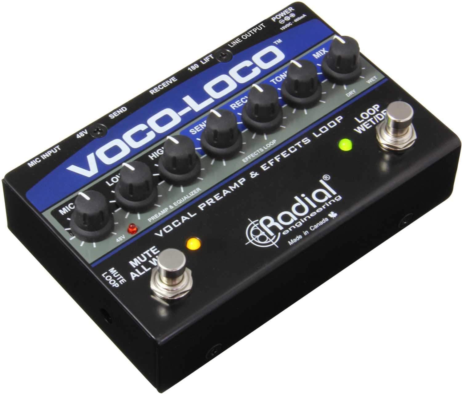 Radial Voco-Loco Mic Effects Loop & Switcher - PSSL ProSound and Stage Lighting