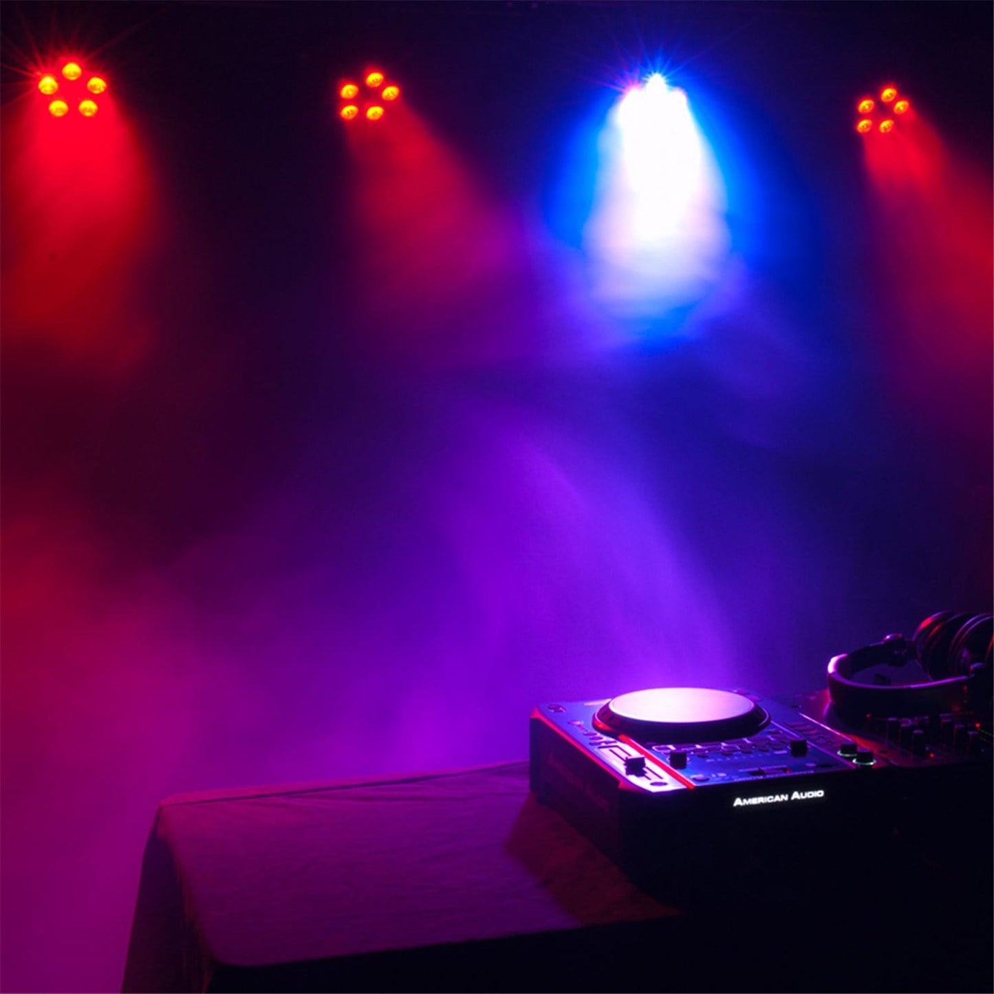 American DJ VPar Pak 2x LED Lights with Case & Remote - PSSL ProSound and Stage Lighting