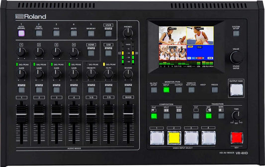 Roland VR4-HD All-in-One HD Video Mixer with USB 3.0 - PSSL ProSound and Stage Lighting