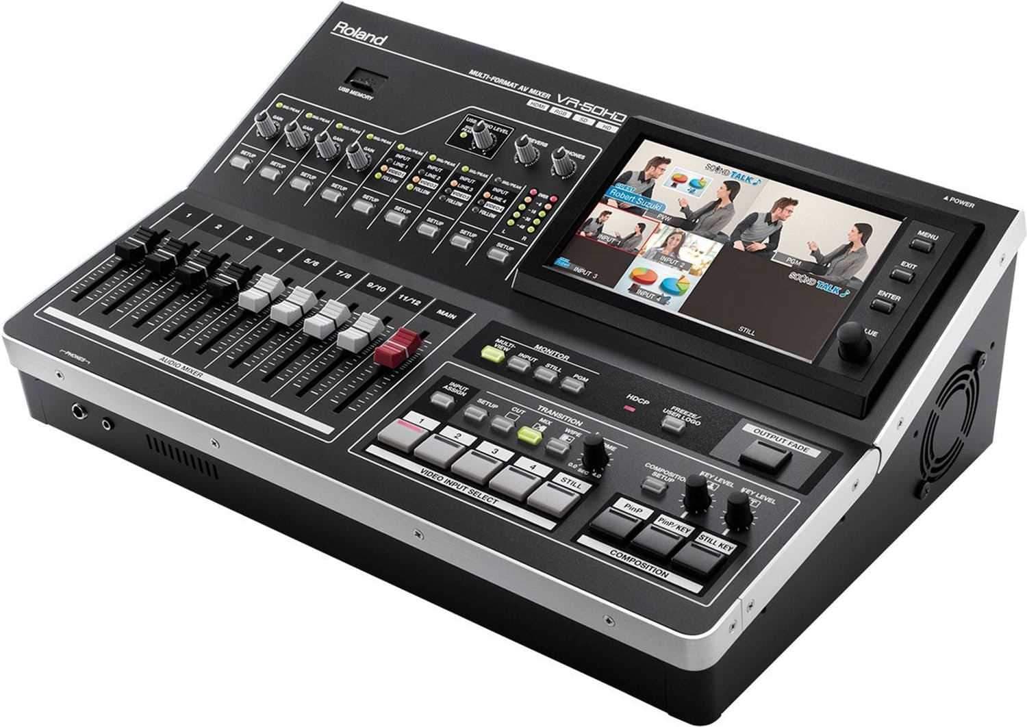 Roland VR50HD Audio Video Mixer HD Usb Streaming - PSSL ProSound and Stage Lighting